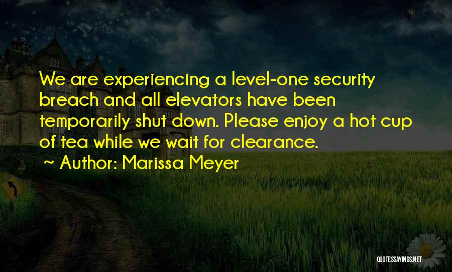 Security Clearance Quotes By Marissa Meyer