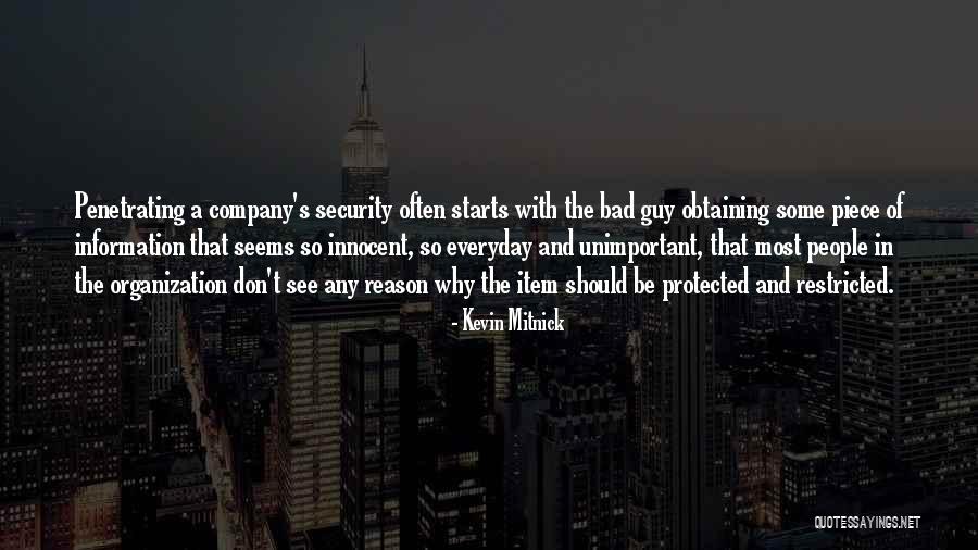 Security Company Quotes By Kevin Mitnick Security Company Quotes By Kevin Mitnick