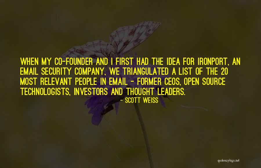 Security Company Quotes By Scott Weiss Security Company Quotes By Scott Weiss