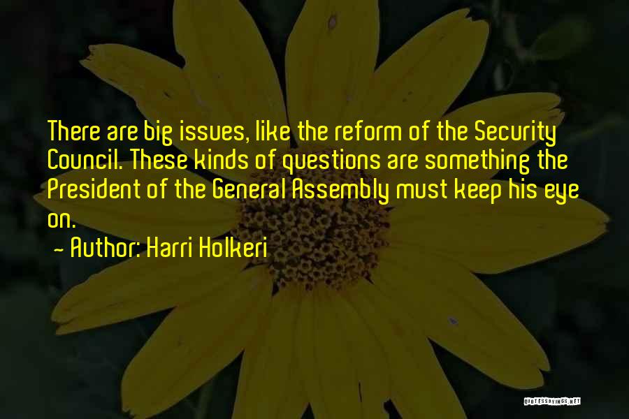 Security Council Quotes By Harri Holkeri