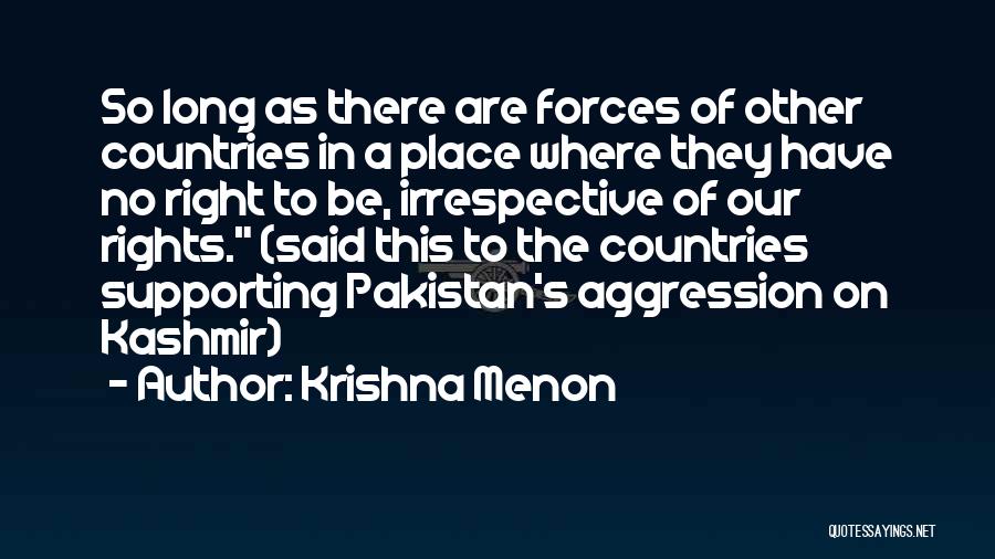 Security Council Quotes By Krishna Menon