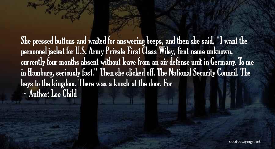 Security Council Quotes By Lee Child