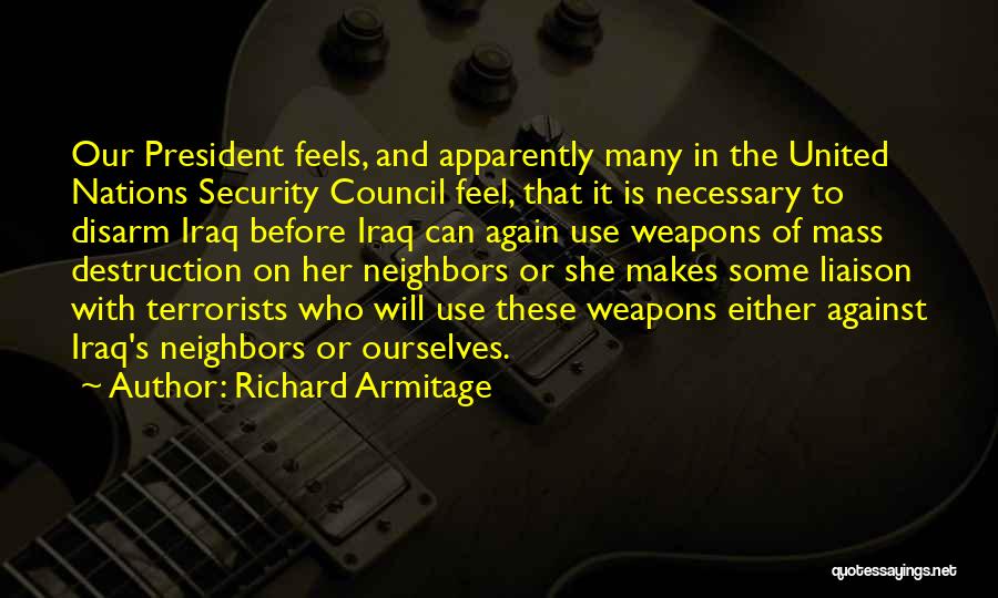 Security Council Quotes By Richard Armitage