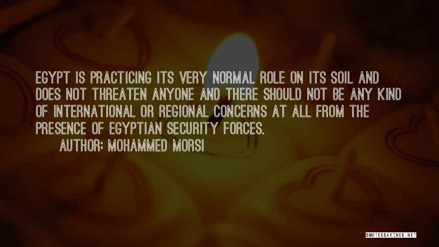 Security Forces Quotes By Mohammed Morsi
