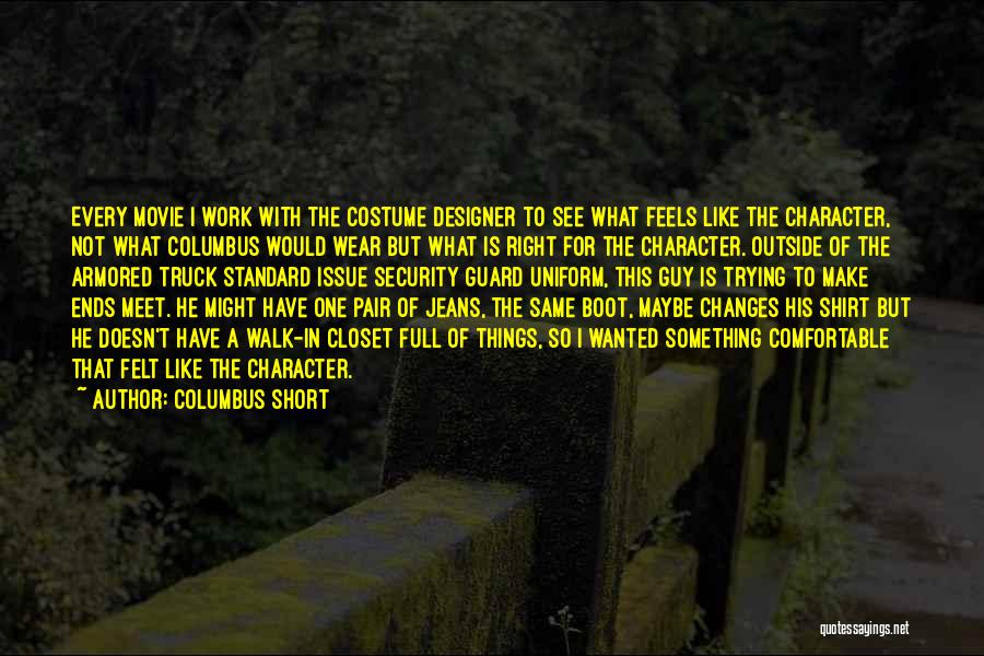 Security Guard Quotes By Columbus Short