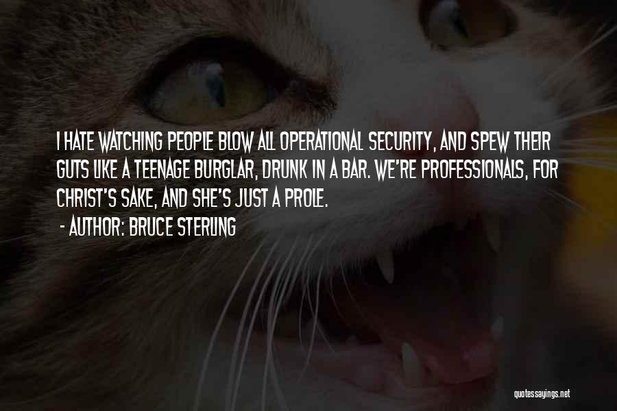 Security In Christ Quotes By Bruce Sterling