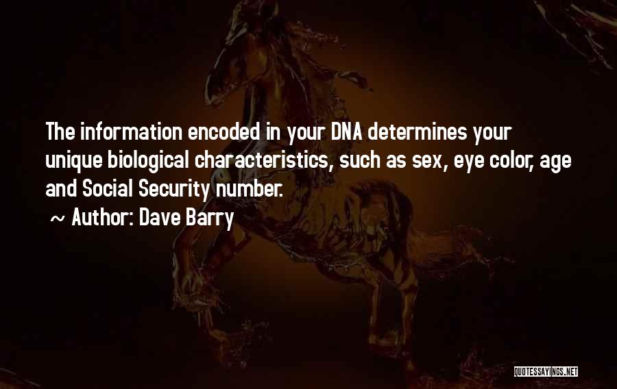 Security Information Quotes By Dave Barry