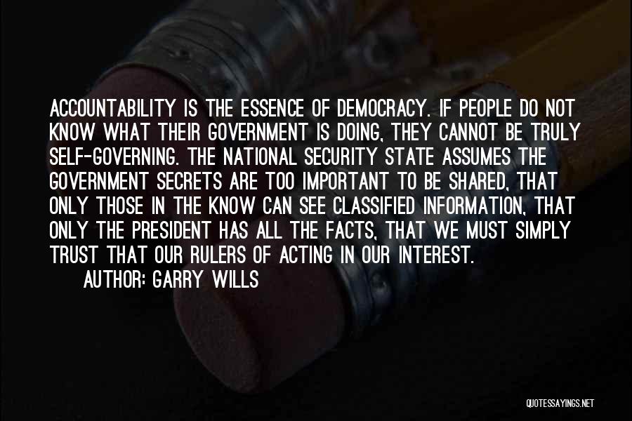 Security Information Quotes By Garry Wills Security Information Quotes By Garry Wills