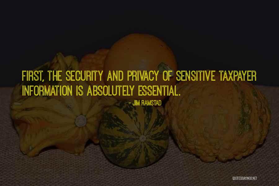 Security Information Quotes By Jim Ramstad Security Information Quotes By Jim Ramstad