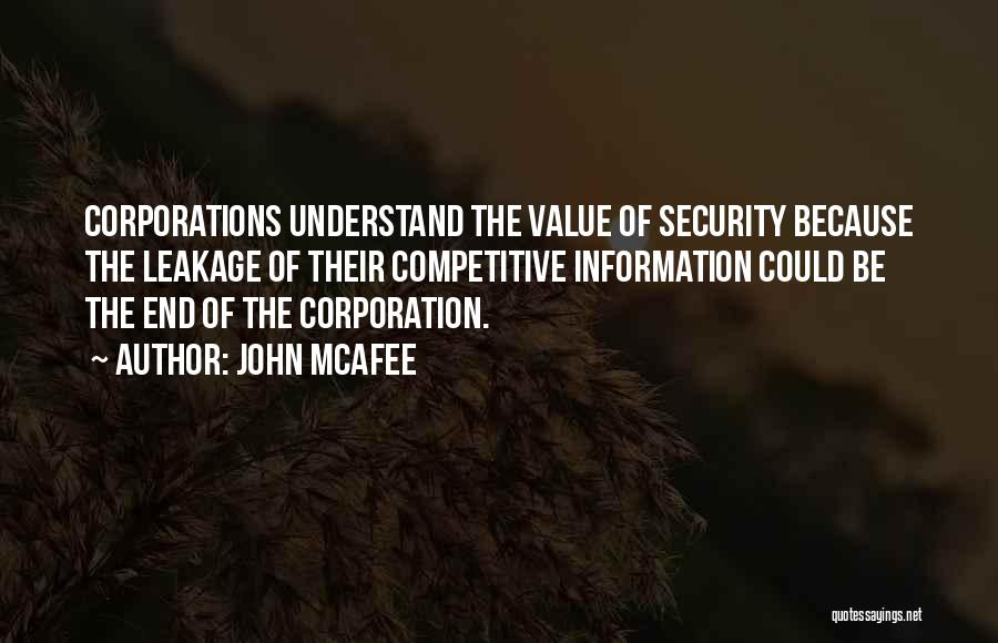 Security Information Quotes By John McAfee Security Information Quotes By John McAfee