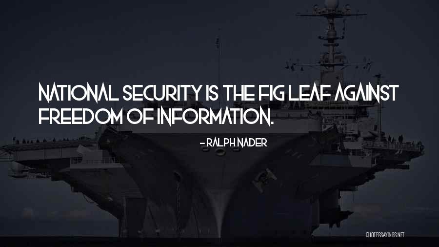 Security Information Quotes By Ralph Nader Security Information Quotes By Ralph Nader