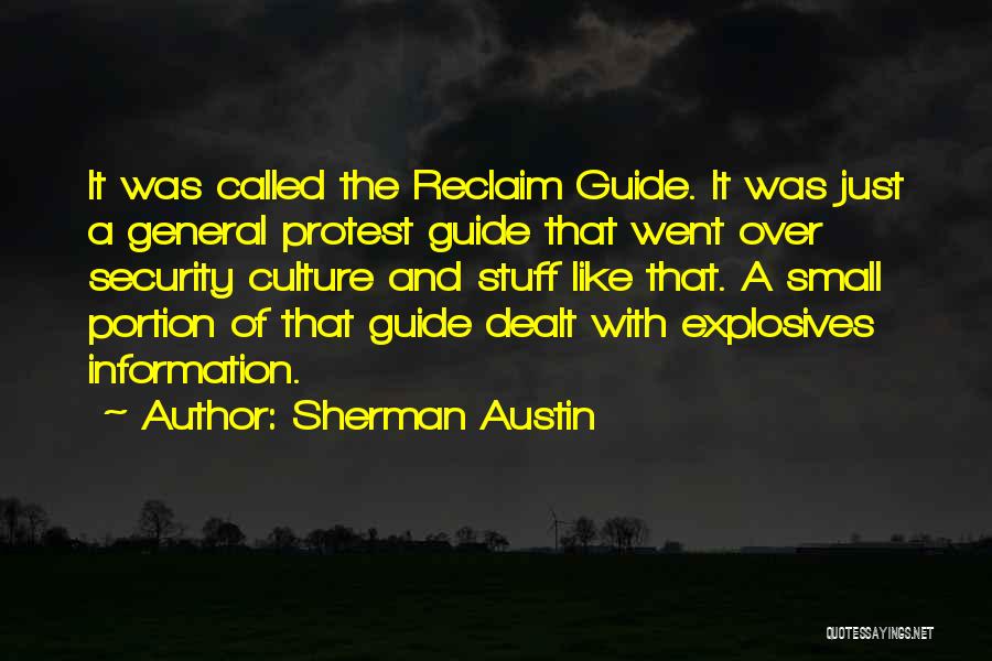 Security Information Quotes By Sherman Austin