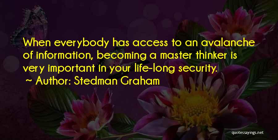 Security Information Quotes By Stedman Graham