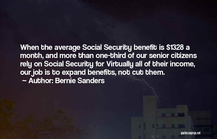 Security Job Quotes By Bernie Sanders