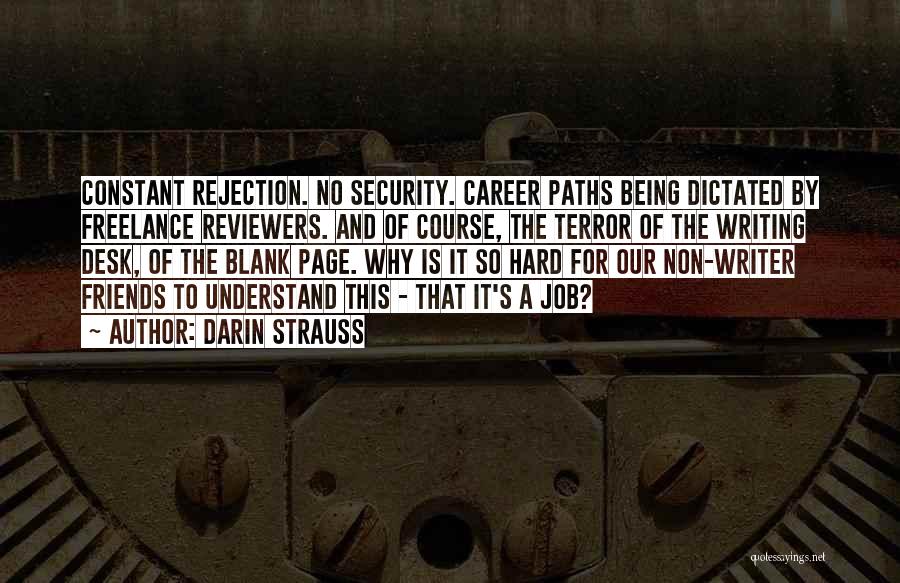 Security Job Quotes By Darin Strauss
