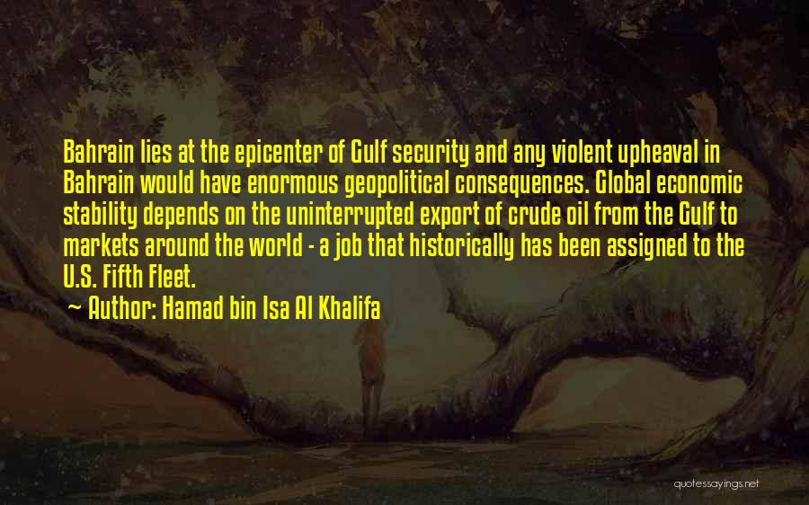 Security Job Quotes By Hamad Bin Isa Al Khalifa