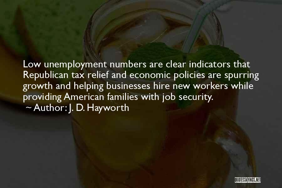 Security Job Quotes By J. D. Hayworth