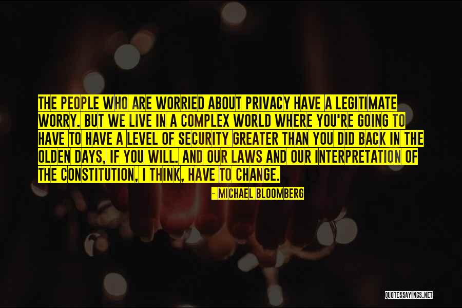 Security Over Privacy Quotes By Michael Bloomberg Security Over Privacy Quotes By Michael Bloomberg