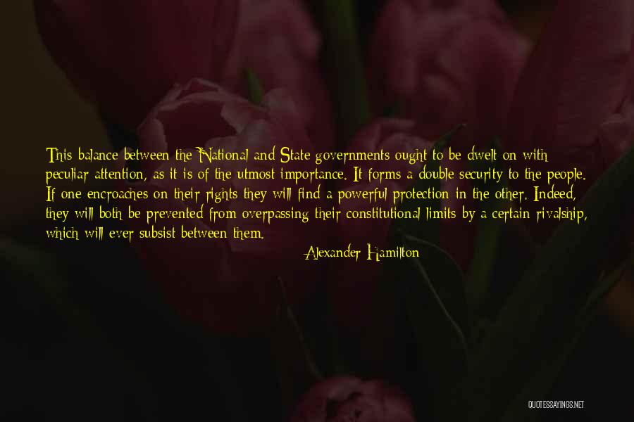 Security Protection Quotes By Alexander Hamilton Security Protection Quotes By Alexander Hamilton
