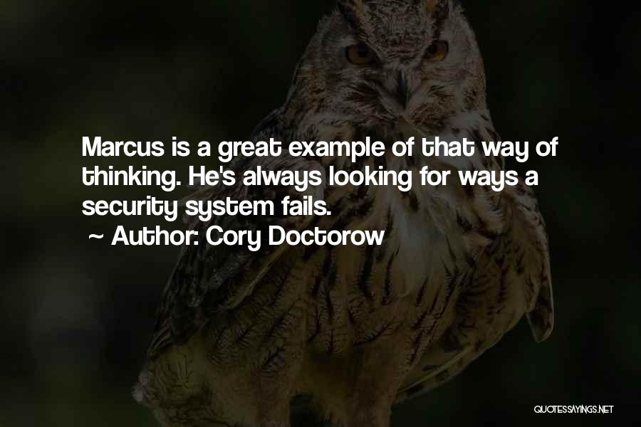 Security System Quotes By Cory Doctorow