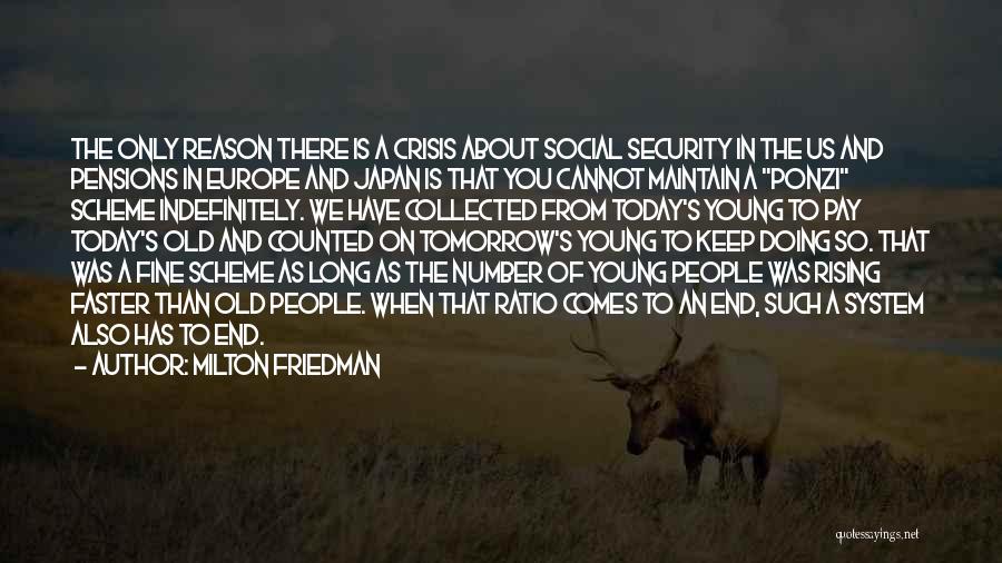 Security System Quotes By Milton Friedman