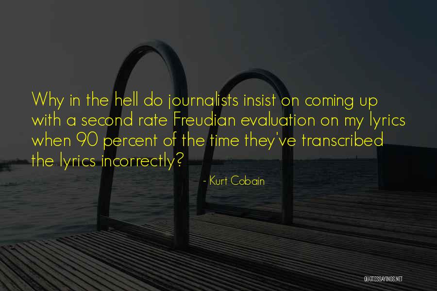 Sederburg Assoc Quotes By Kurt Cobain Sederburg Assoc Quotes By Kurt Cobain