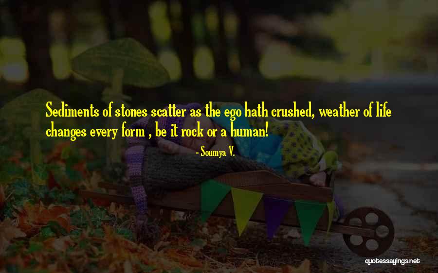 Sediments Rock Quotes By Soumya V. Sediments Rock Quotes By Soumya V.