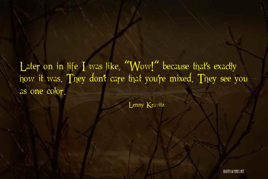 See In Color Quotes By Lenny Kravitz