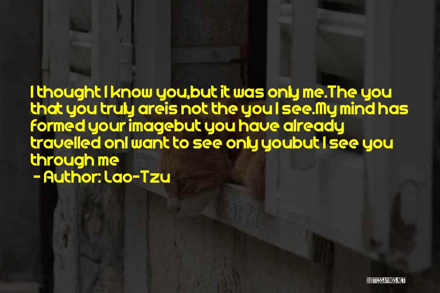 See Me Through Quotes By Lao-Tzu