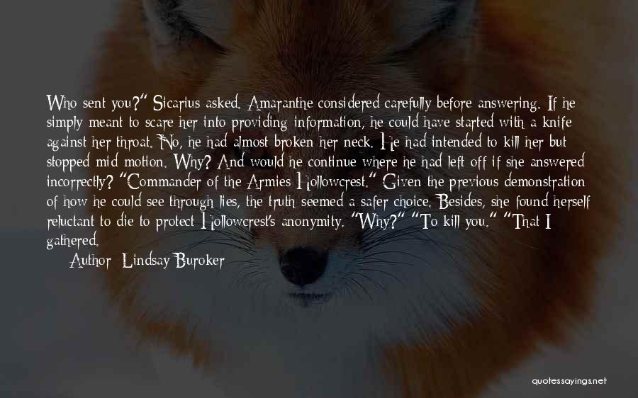 See Off Quotes By Lindsay Buroker