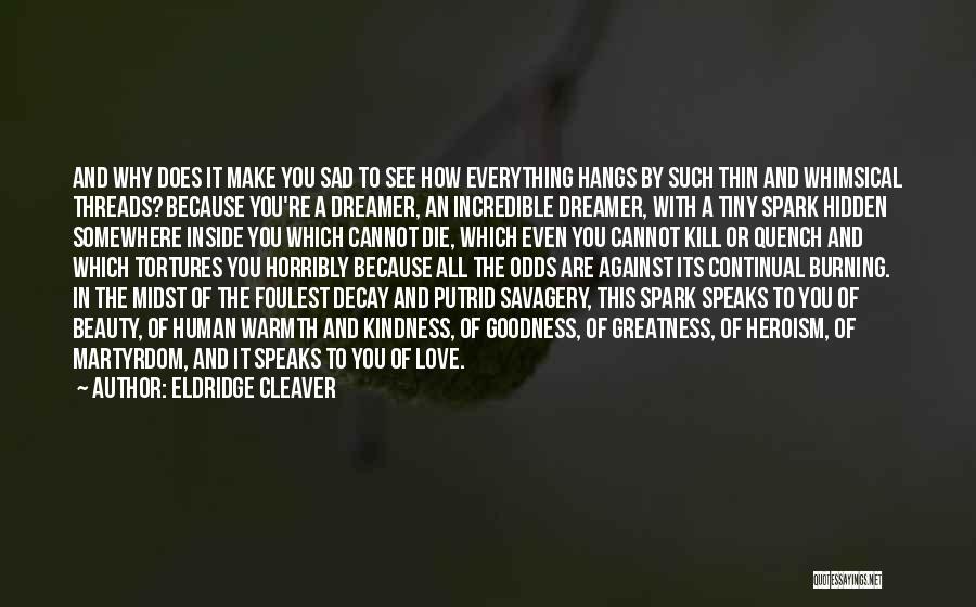 See The Beauty Inside Quotes By Eldridge Cleaver