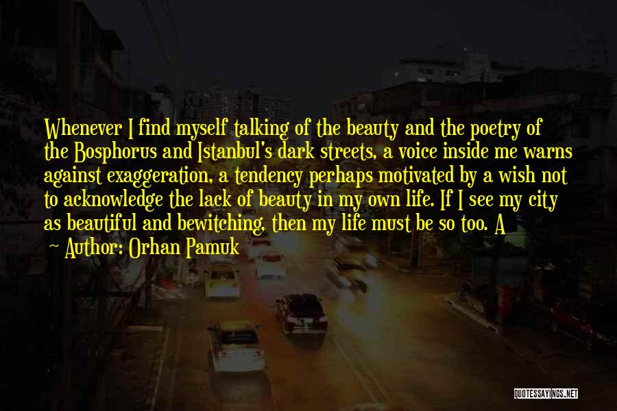 See The Beauty Inside Quotes By Orhan Pamuk