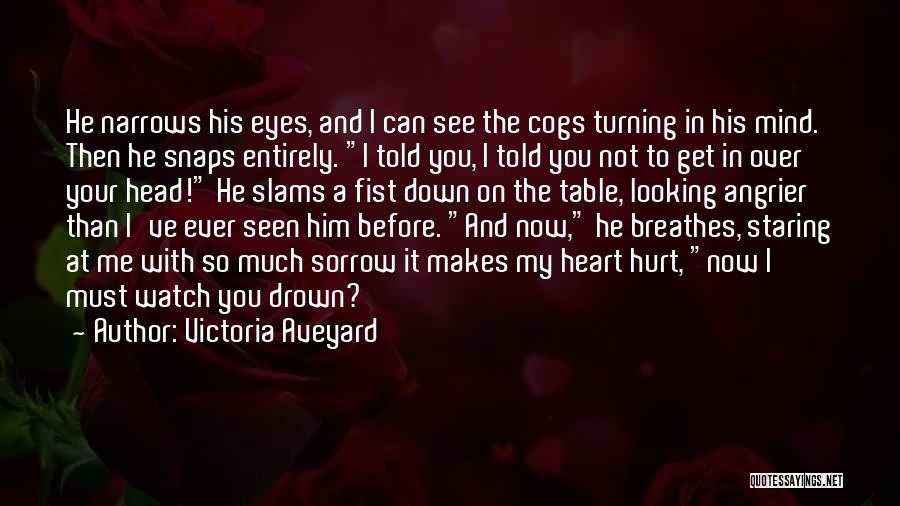 See The Hurt In Her Eyes Quotes By Victoria Aveyard