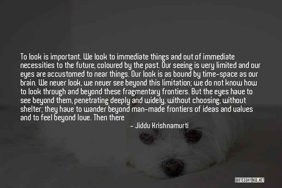 See Things Through My Eyes Quotes By Jiddu Krishnamurti See Things Through My Eyes Quotes By Jiddu Krishnamurti