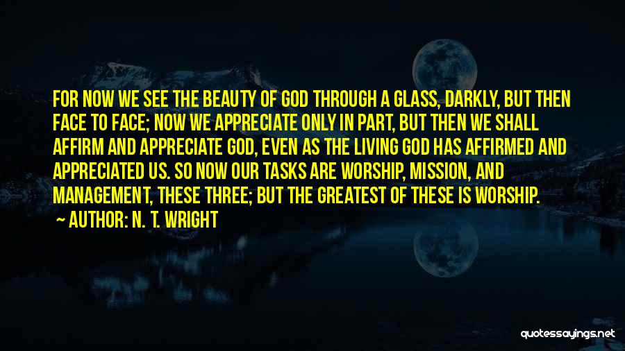 See Through My Glasses Quotes By N. T. Wright