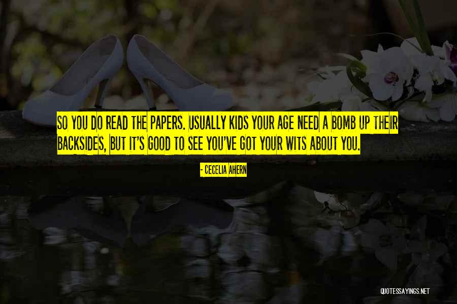 See You In The Funny Papers Quotes By Cecelia Ahern See You In The Funny Papers Quotes By Cecelia Ahern