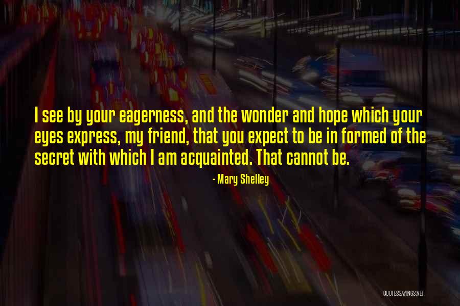 See You My Friend Quotes By Mary Shelley See You My Friend Quotes By Mary Shelley