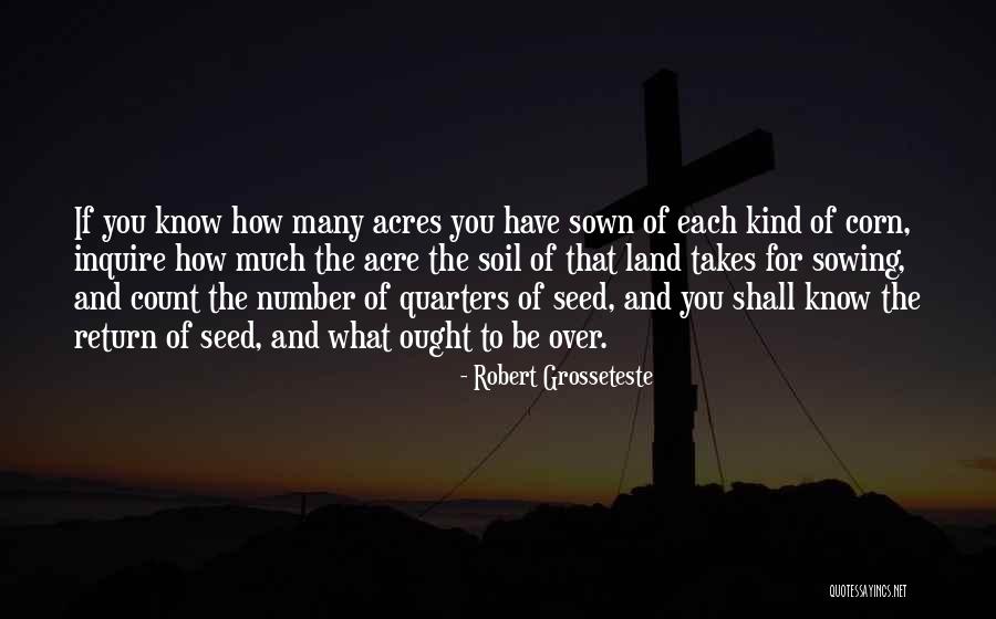 Seed Sown Quotes By Robert Grosseteste