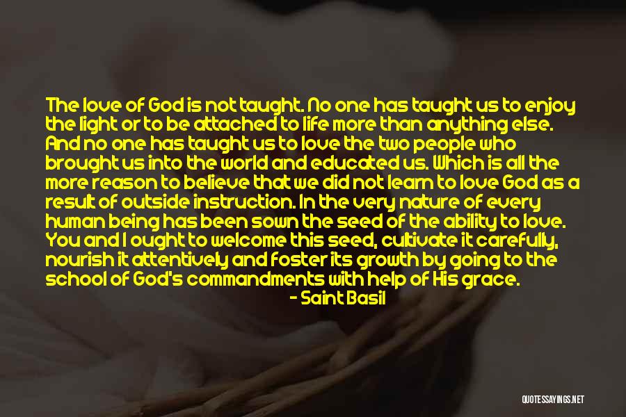 Seed Sown Quotes By Saint Basil