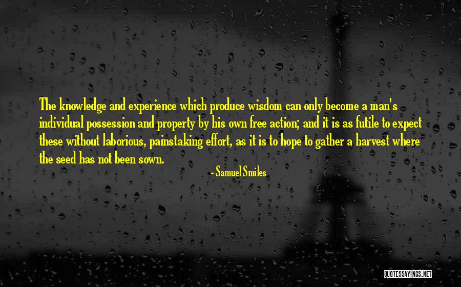 Seed Sown Quotes By Samuel Smiles