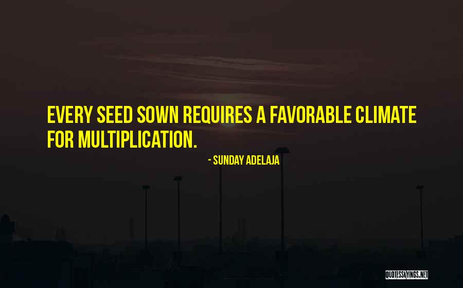 Seed Sown Quotes By Sunday Adelaja