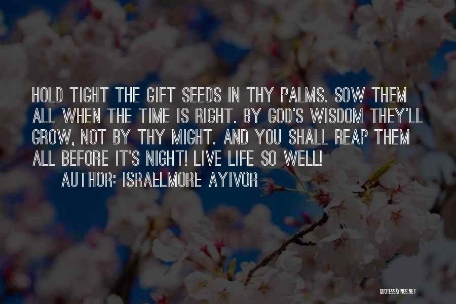 Seed Time Quotes By Israelmore Ayivor