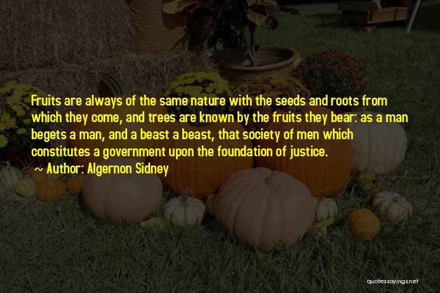 Seeds And Trees Quotes By Algernon Sidney