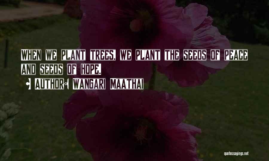 Seeds And Trees Quotes By Wangari Maathai