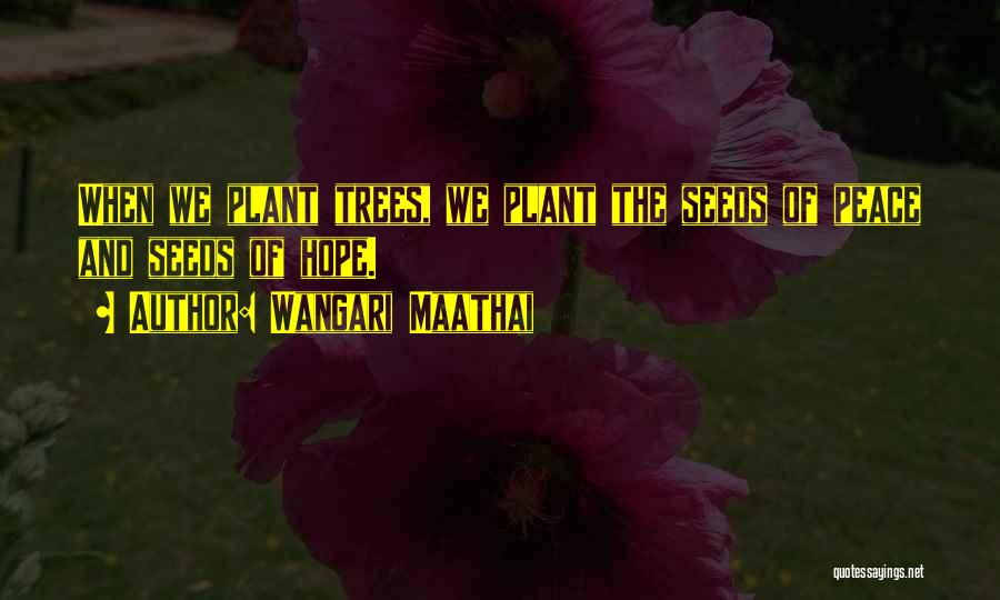 Seeds Of Hope Quotes By Wangari Maathai
