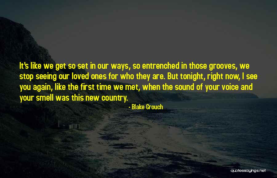 Seeing It For The First Time Quotes By Blake Crouch Seeing It For The First Time Quotes By Blake Crouch