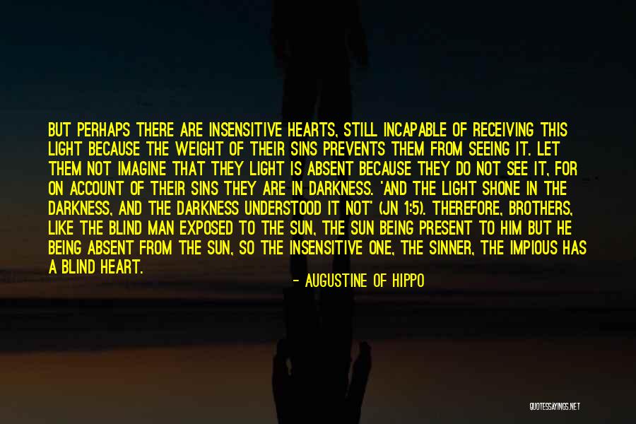 Seeing Light In Darkness Quotes By Augustine Of Hippo Seeing Light In Darkness Quotes By Augustine Of Hippo