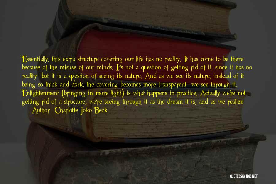 Seeing Right Through Someone Quotes By Charlotte Joko Beck