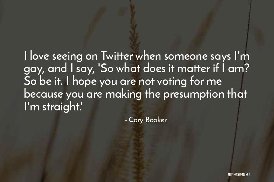 Seeing Someone You Love Quotes By Cory Booker Seeing Someone You Love Quotes By Cory Booker