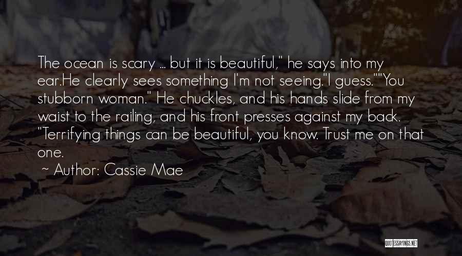 Seeing Something Beautiful Quotes By Cassie Mae